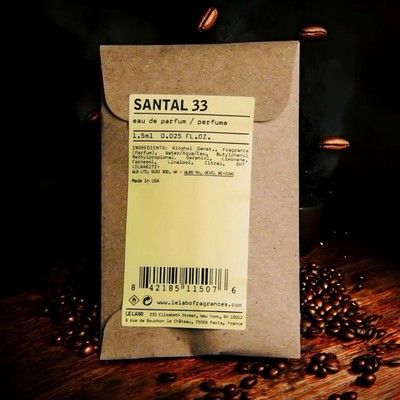 LE LABO Santal 33 Eau De Parfum Sample Spray 1.5ml/.05oz - Perfect For Travel