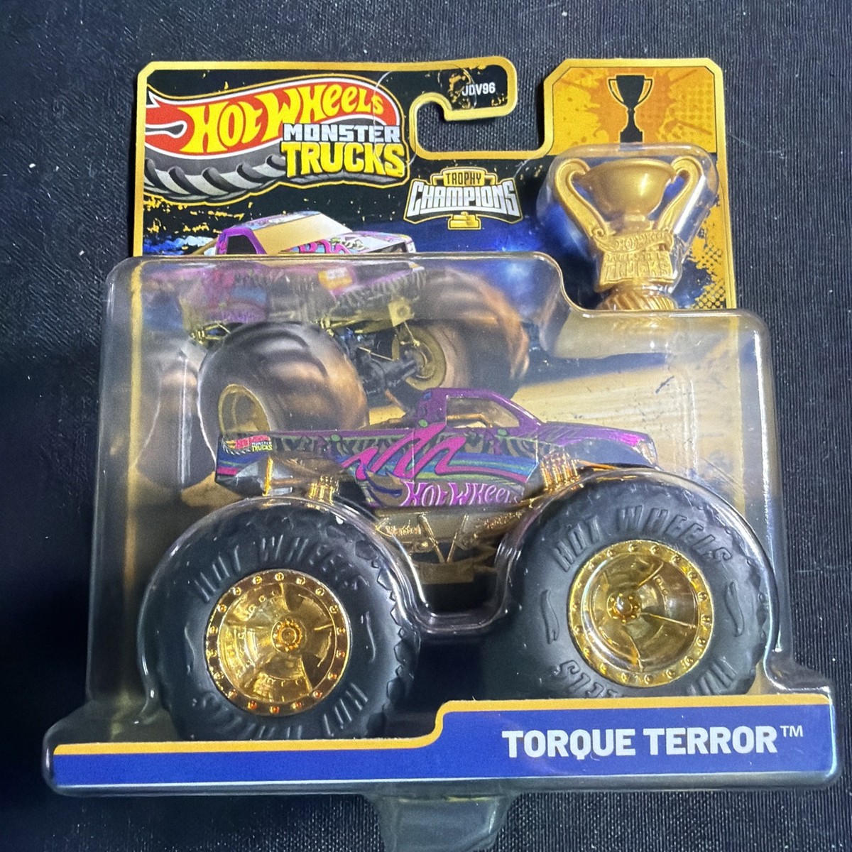 2026 Hot Wheels Monster Trucks 🩷🏆 TORQUE TERROR Trophy Champions