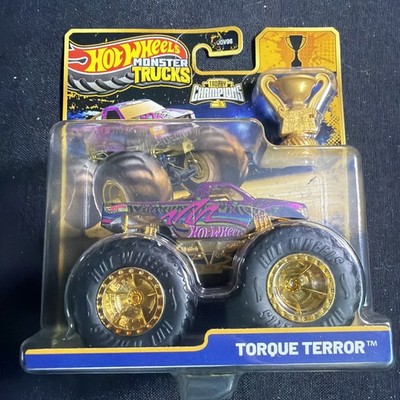 Hot Wheels モンスタートラック ゴールド 2026 Hot Wheels Monster Trucks 🩷🏆 TORQUE TERROR Trophy Champions