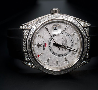 Rolex Sky-Dweller 336259TBR White Gold Meteorite Dial with FACTORY Diamonds