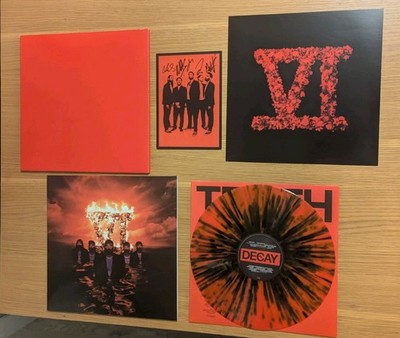 You Me At Six Truth Decay Signed Vinyl LP Red Black Splatter Record