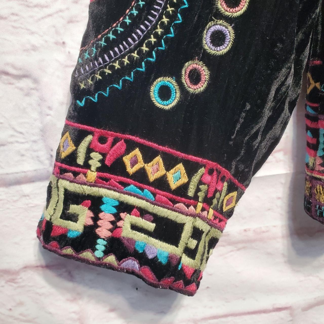 Coldwater Creek Jacket Womens Large Black Velvet … - image 10