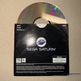 Sega Screams Volume 1 Not For Resale (Sega Saturn, Demo Disc) Disc w/ Sleeve