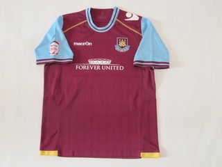 West Ham United FC Herren Fußball Trikot Macron Gr. S #4 NOLAN Jersey Shirt