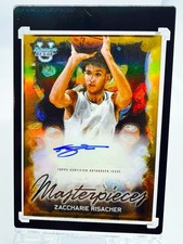 2024 Topps Gold Refractor Masterpieces  Zaccharie Risacher  ASVEL Auto #BMA-ZR