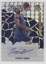 2019-20 Panini Mosaic Scripts Torrey Craig #SC-TCR Auto 01su