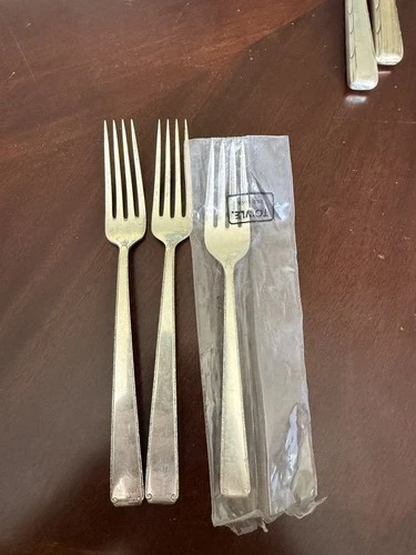 Towle Sterling Silver OLD LACE 2 dinner one salad fork No Monos