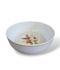 Mikasa Jack Lenor Larsen CL915 Berries Three 8.5” Serving Bowl Strawberries VTG