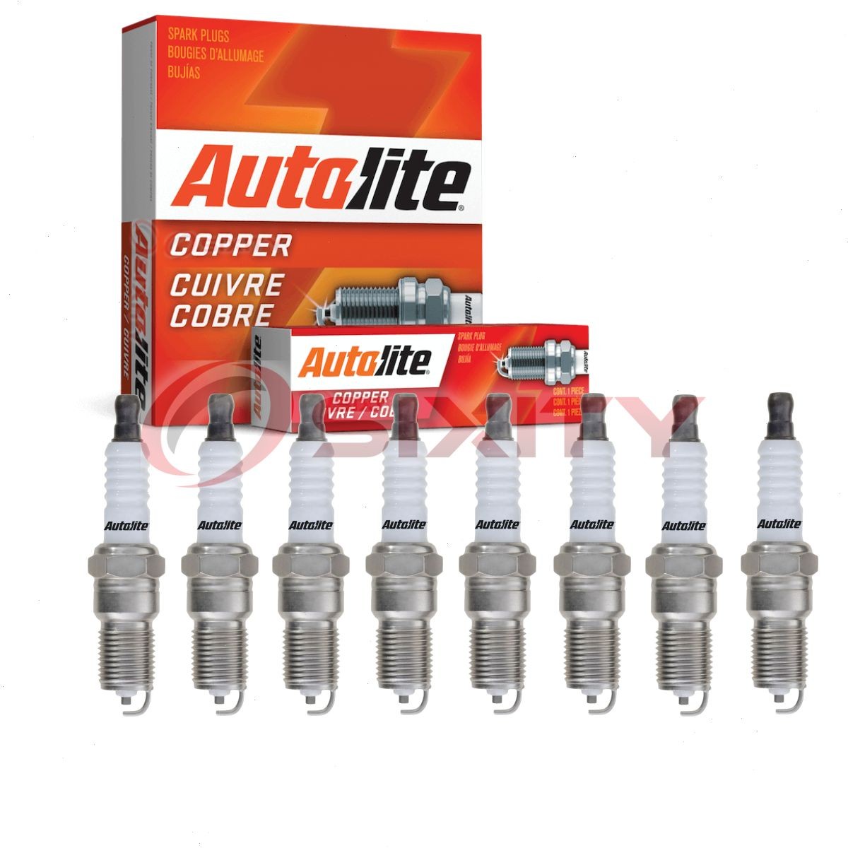 8 pc Autolite Copper Core Spark Plugs for 2006-2009 Cadillac STS Ignition ze