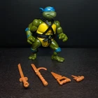 Vintage 1988 TMNT  LEONARDO Soft Head Near COMPLETE Playmates