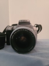 Canon EOS Digital Rebel XT 8.0MP 3.2x Optical Zoom Silver USB EF 28-90mm Lens