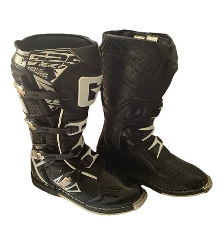 Mens MX Motorcross Black Gaerne S.p.A.G React Men’s Boots - Picture 2 of 5