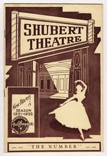 Dane Clark "THE NUMBER" Eleanor Lynn / Murvyn Vye 1951 New Haven Tryout Playbill