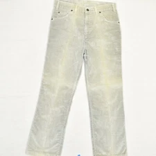 Levi's Men's Bootcut Pants Cotton Gray Size 33x30 Stained Moving On Vintage