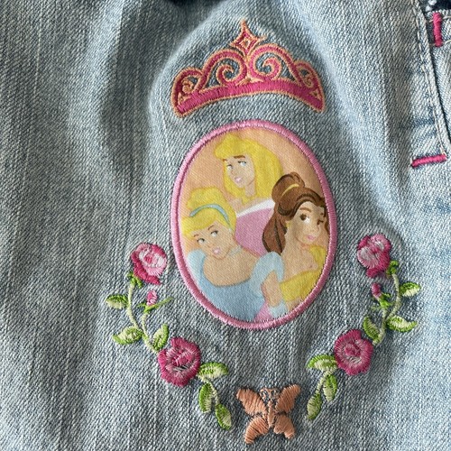 Disney Princess Jean Skirt Shorts Belle Cinderella Sleeping Beauty Size 6X NWT - Picture 6 of 10