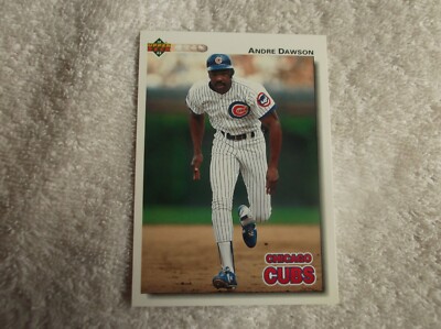 Upper Deck 1992 Ed / MLB ''ANDRE DAWSON'' #124 Chicago Cubs Trading Card