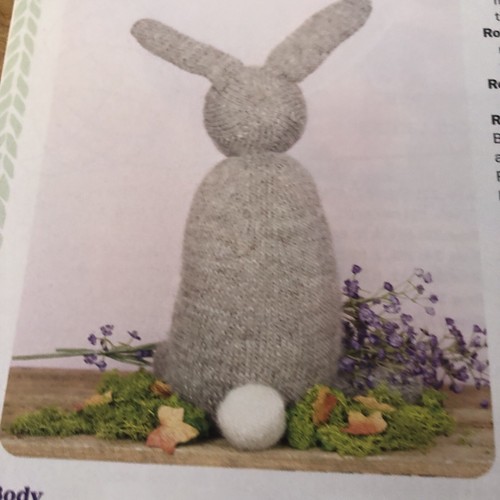 Betty Bunny Toy Knitting Pattern, Easter - Picture 7 of 7