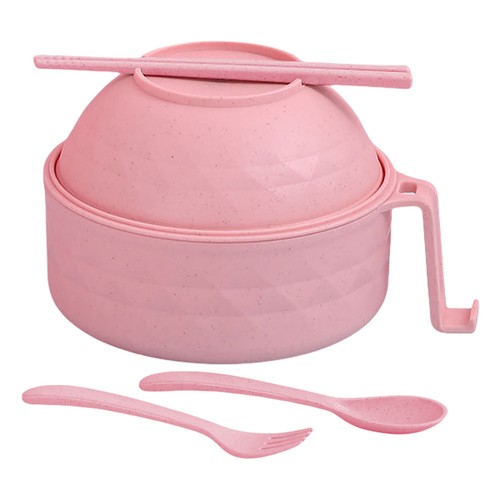 Ramen Bowl Set Microwave Ramen Cooker Instant Noodles Bowl With Chopsticks - Picture 2 of 14