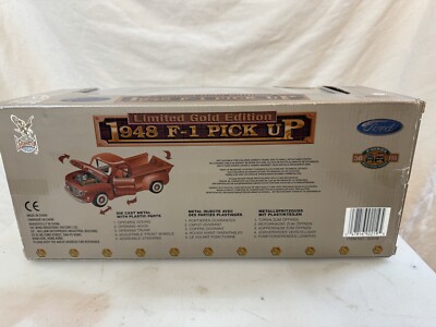Road Legends 1948 Ford F-1 Pickup Limited Gold Die Cast 1:18 50th