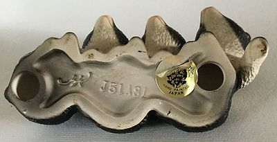1981 GLOBAL ART Pottery PIG w/ 3 Piglets Harvey Knox Kingdom