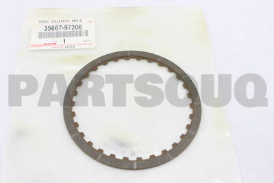 3566797206 Genuine Toyota DISC, CLUTCH (FOR FRONT CLUTCH) 35667