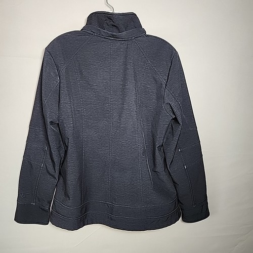 Free Country Men's Jacket Size Large 4-Way Stretch Wind Resistant Softshell Gray - Picture 2 of 11