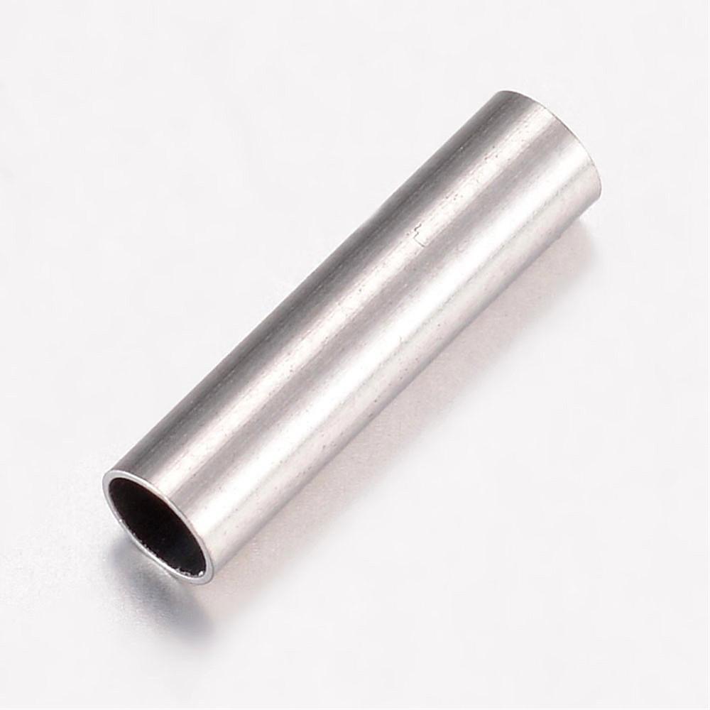 NBEADS 925 Sterlingsilber Crimpperlen Set - 8 Stile Zylinder Perlen Für Schmuckherstellung