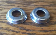 1938 Oldsmobile HANDLE ESCUTCHEONS vtg 1930s GM interior trim-