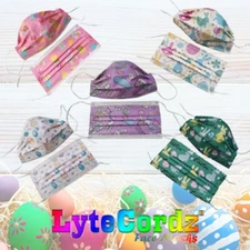 Face Mask Easter Spring Holiday Disposable Surgical 3 Ply Adult Size