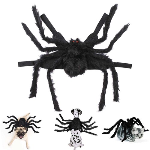 Pet Dog Cat Clothes Spider Fancy Costume Puppy Halloween Party Cosplay Dress Up - Picture 4 of 18