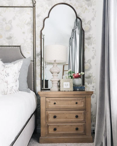 Brayden Tall Arched Mirror Hand Forged Metal Wall Mirror 60" ~ Uttermost 12905 - Picture 7 of 11