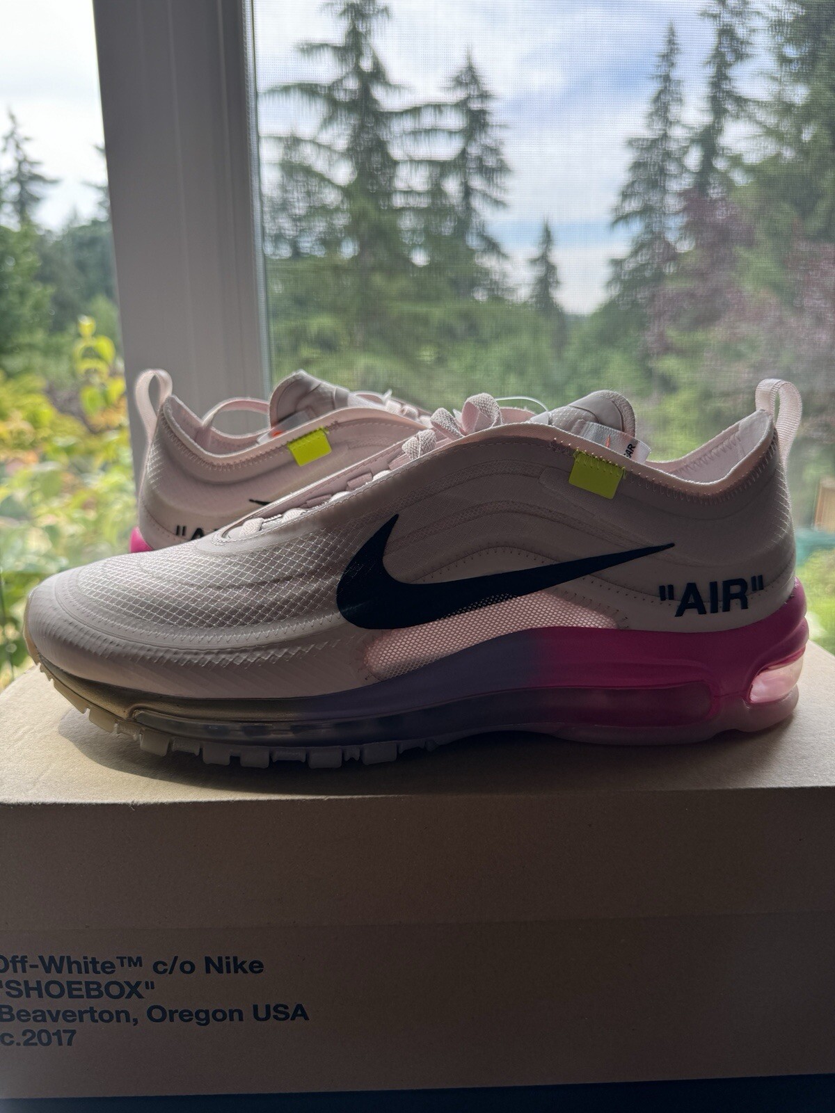 OFF WHITE X NIKE Taglia 9 bianco sporco x Serena Williams x Nike Air Max 97 OG