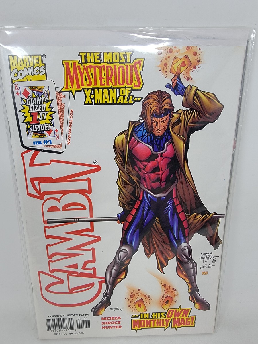 GAMBIT #1-4 1993-94 Marvel X-MEN 4 BOOK SET MIN-SERIES #1 VARIANT