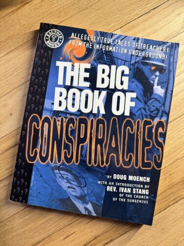 The Big Book of Conspiracies VENTE DIRECTE livres factoïdes PB bande dessinée - Photo 1/11