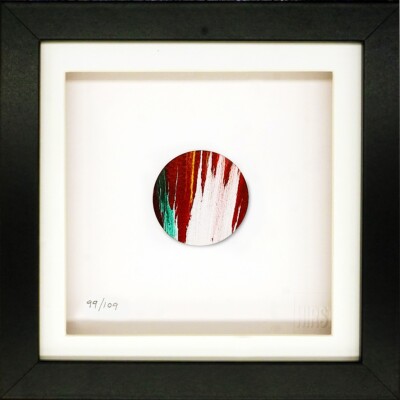 Damien Hirst Original Mini Spin Gemälde. Streustracke #99
