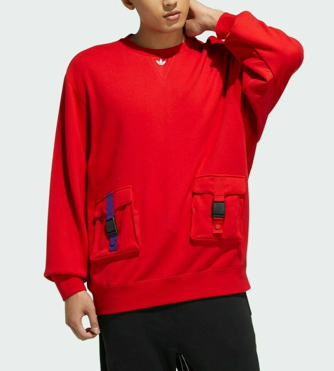 Adidas Originals LUNAR CHINESE NEW YEAR CREW SWEATSHIRT CNY Trefoil Top New  | eBay