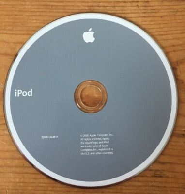 Vtg 2005 Mac Macintosh iPod Music Player Software Set Up Instructional CD Disc