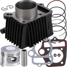 For Honda ATC70 Top End Rebuild Kit Cylinder Head Piston Rings Gaskets 1978-1985