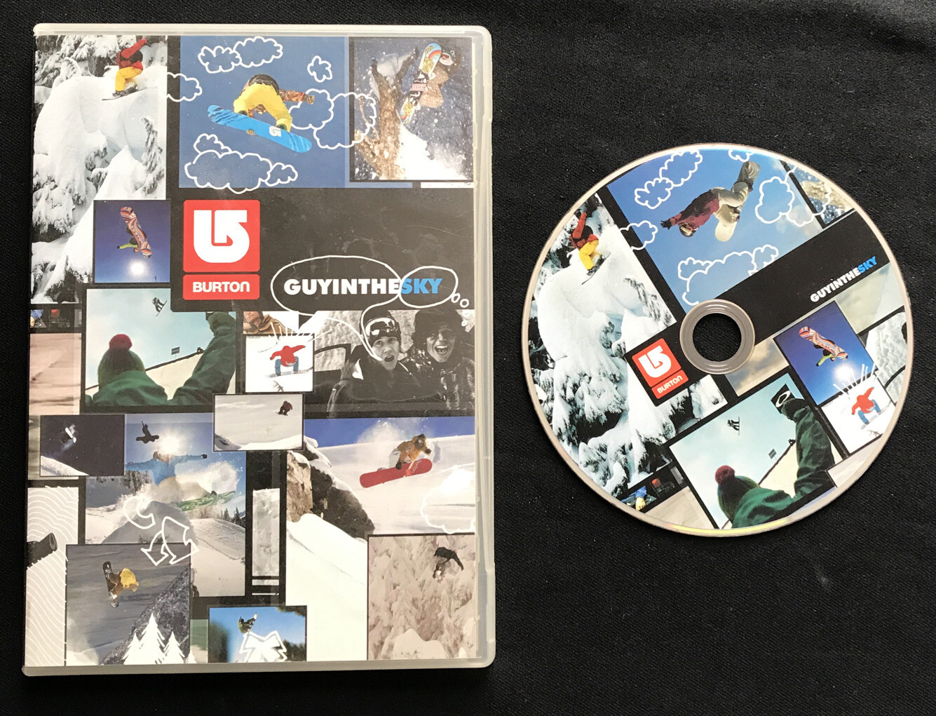 Guy In The Sky (DVD) Burton snowboarding stunts movie film video guyinthesky OOP