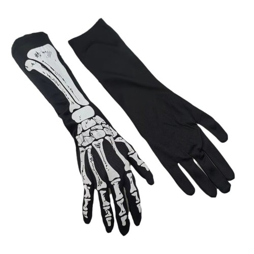 Unisex Adult Skeleton Gloves Creative Full Finger Mittens New Cosplay Gloves