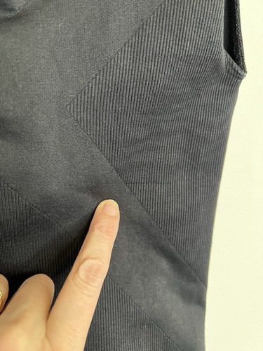Blanqi Maternidad Negro Soporte Vientre Camiseta sin Mangas Embarazo Elástico Panel Vientre - Imagen 9 de 11