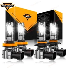 AUXBEAM 9005 H11 Combo LED Headlight High Low Beam Bulbs Kit 20000LM 6500K White