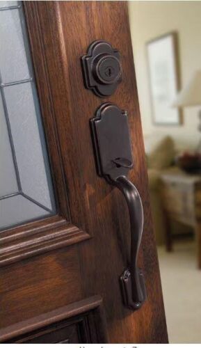 Kwikset Arlington Venetian Bronze Single Cylinder Door with Smart KEY Security