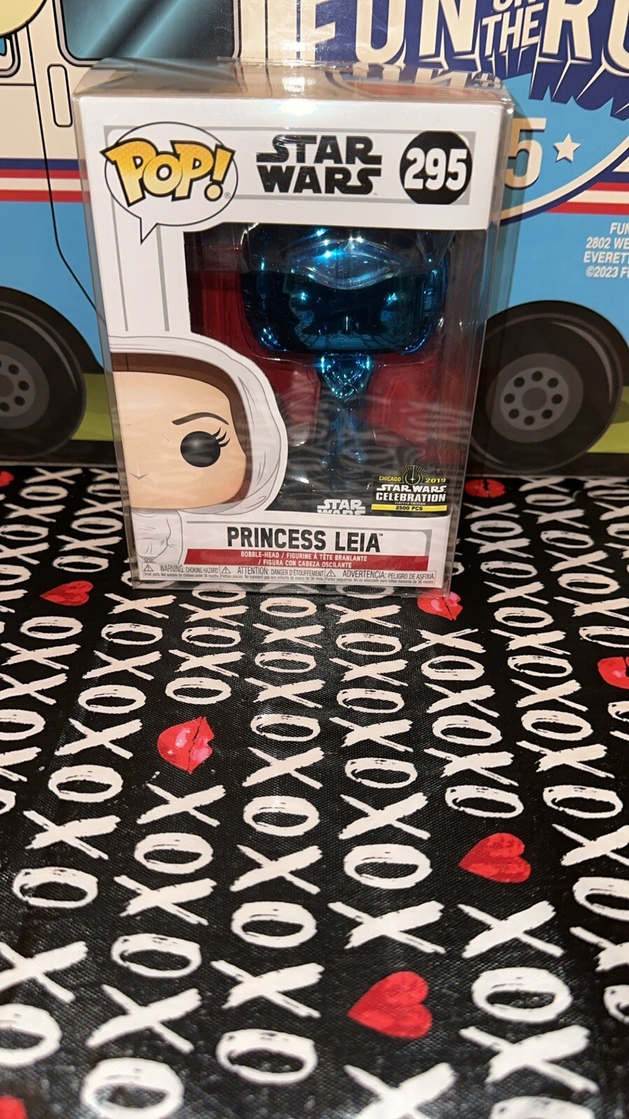 Funko Pop! Vinilo: Star Wars - Princesa Leia (Azul/Cromo) - Star Wars...