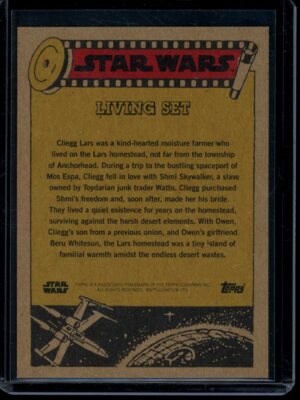 2019 Topps Star Wars Living Set #50 Cliegg Lars SP Attack of the