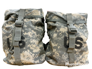 Lot Of 2 Sustainment Pouches for Army ACU Military Large Rucksack USGI MOLLE II