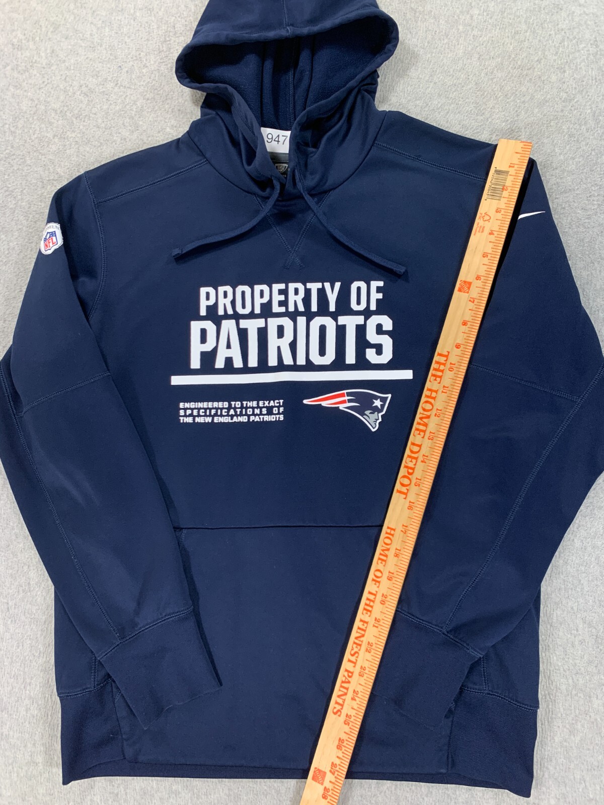 New England Patriots Nike Therma Fit Hoodie Sweatshirt (Menu0026#039;s Medium)  Blue | eBay