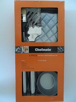 Chefmate 8 Pc. Stainless Steel Barbecue Set Chefmate 8 Pc. Stainless Steel Barbecue Set