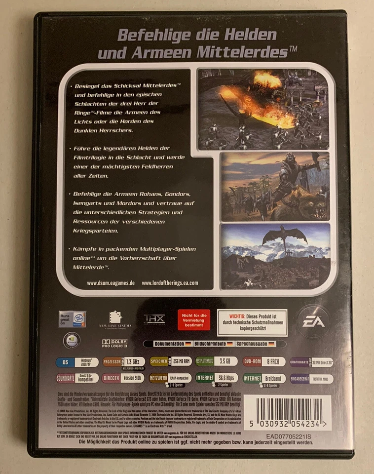 Der Herr der Ringe: Die Schlacht um Mittelerde (PC, 2004, DVD-Box) - Bild 2 von 3