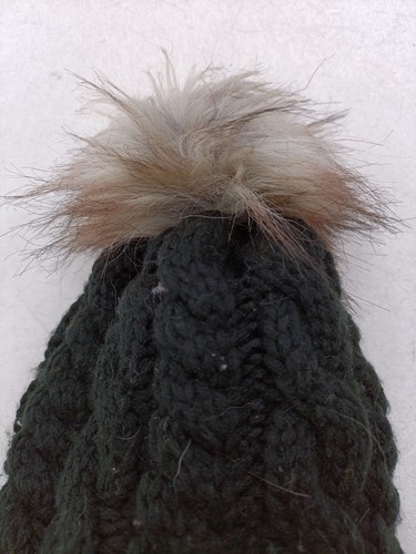 New Look Women's Hat Black Acrylic with Polyester Beanie - Picture 5 of 6